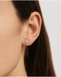 By Charlotte - Bloom Within Lotus Stud Earrings