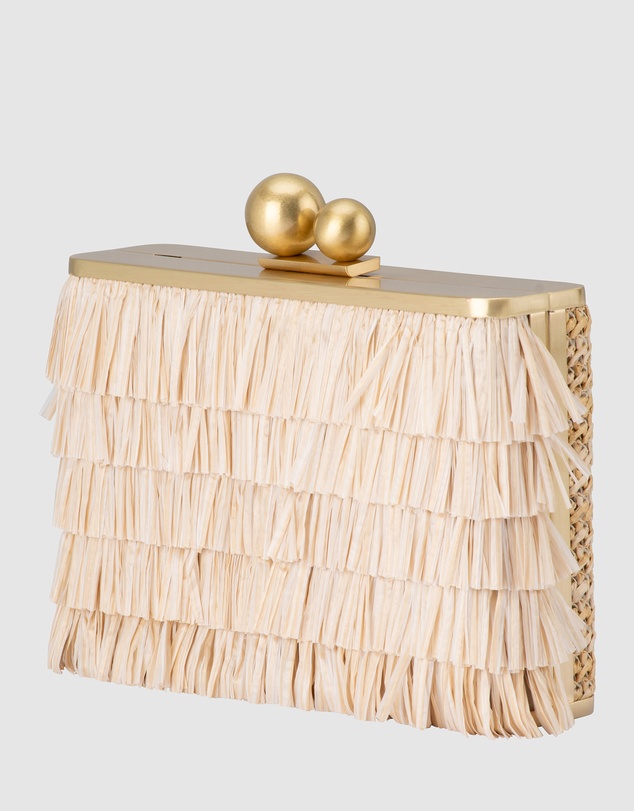 Olga Berg - Carlita Fringe Clutch