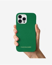 Maison De Sabre - Leather Phone Case (iPhone 15 Pro)