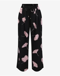 Forcast - Felicia Satin Elastic Pants
