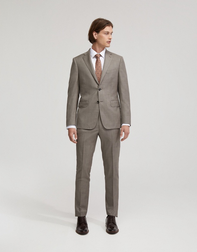 Oxford - Byron Luxury Half Canvas Wool Suit Jacket