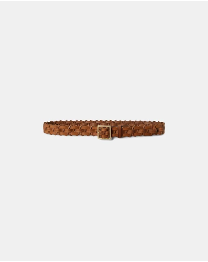Polo Ralph Lauren - Basket-Weave Leather Belt