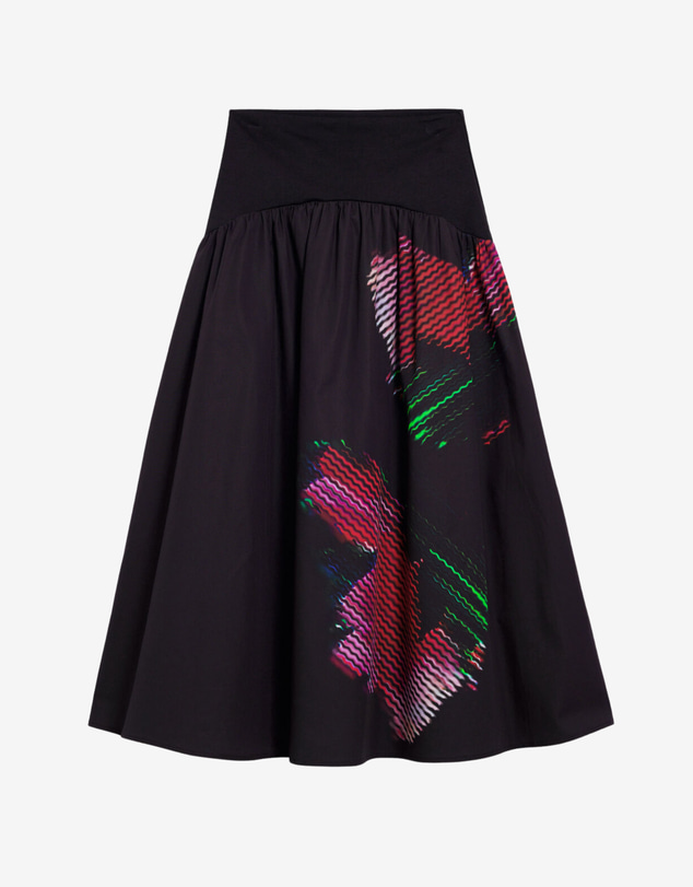 Desigual - Pixelated midi skirt