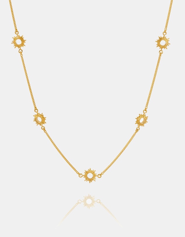 Rachel Jackson - Eternal Sun Choker Necklace Gold