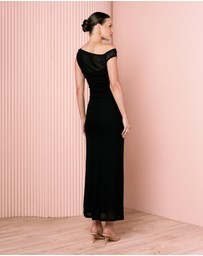 Azzurielle - Yanet One Shoulder Maxi Dress