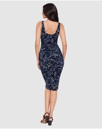 Miraclesuit Shapewear - Sodalite Regi Bodycon Sleeveless Midi Shaping Dress