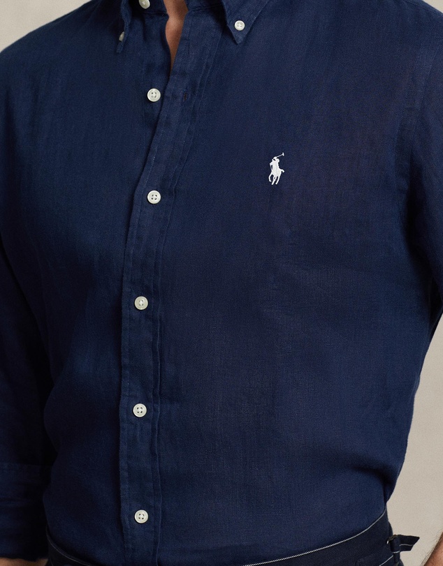 Polo Ralph Lauren - Custom Fit Linen Shirt- ICONIC EXCLUSIVE