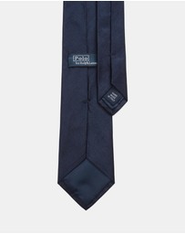 Polo Ralph Lauren - Polo Pony Silk Repp Tie - ICONIC EXCLUSIVE
