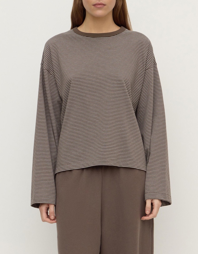 Assembly Label - Malone Stripe Wide Sleeve Tee