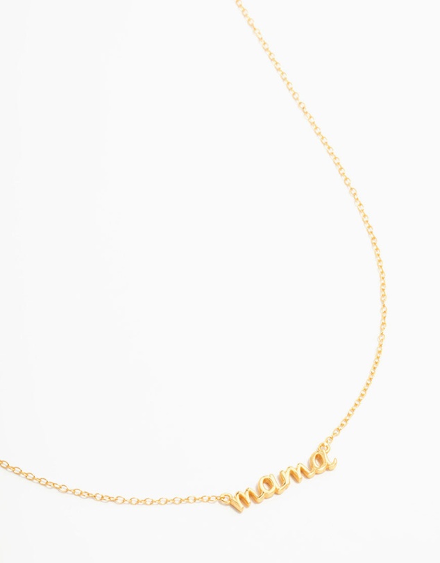 Lovisa - Gold Plated Sterling Silver Mama Necklace