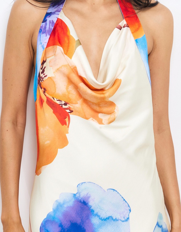 AERE - Lea Halter Maxi Dress