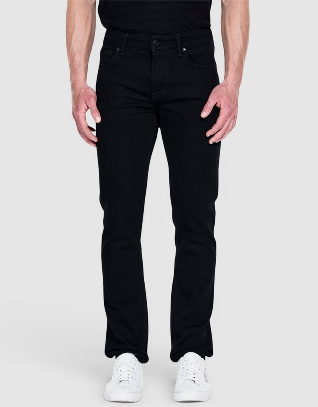 GUESS - Mid-Rise Angels Straight Leg Jeans