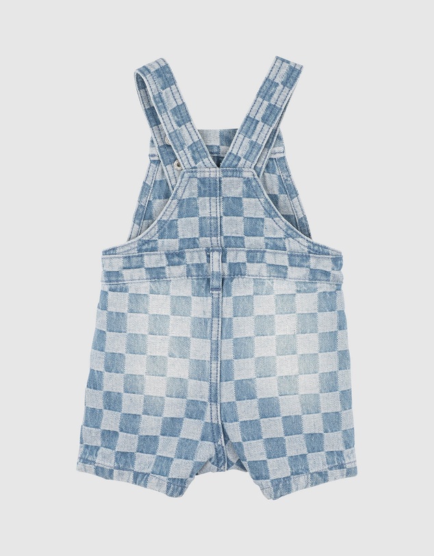Bebe by Minihaha - The Waterhole Check Denim Overall