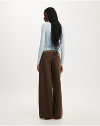 Cotton On - Low Rise Wide Jeans