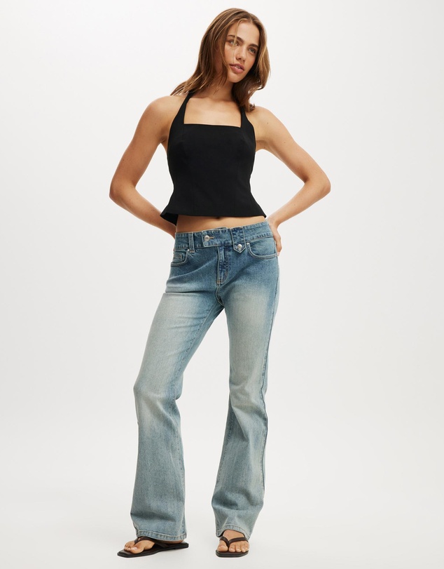 Cotton On - Izzy Suiting Halter Top