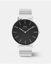 Daniel Wellington - Classic 40mm Sterling Piano Brushed Onyx