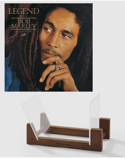 Universal Music - Bob Marley - Legend - Vinyl Album & Crosley Record Storage Display Stand