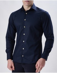 3 Wise Men - 3 Wise Men Sisa Navy Blue Shirt