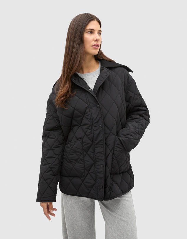 Seed Heritage - Quilted Rib Collar Jacket