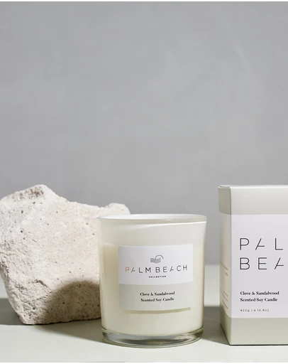 Palm Beach Collection - Clove & Sandalwood Scented Candle 420g
