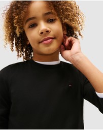 Tommy Hilfiger - Basic Long Sleeve Knit Tee - Kids