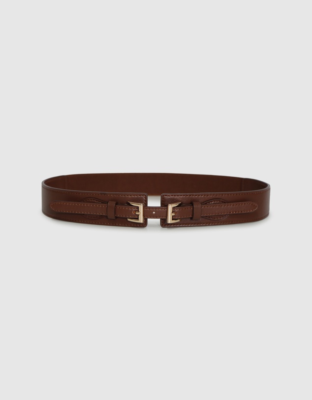 Belle & Bloom - London Fog Leather Waist Belt