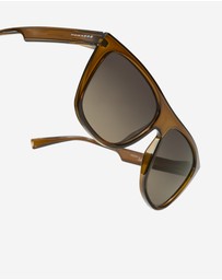Hawkers Co - Hawkers - Runway - camel smoky black  Sunglasses for Men and Women UV400
