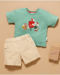 Purebaby - Christmas Letterbox Tee -Kids-Babies