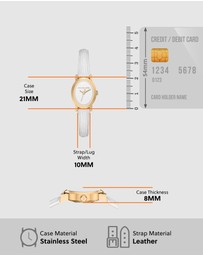Michael Kors - Maude White Analogue Watch