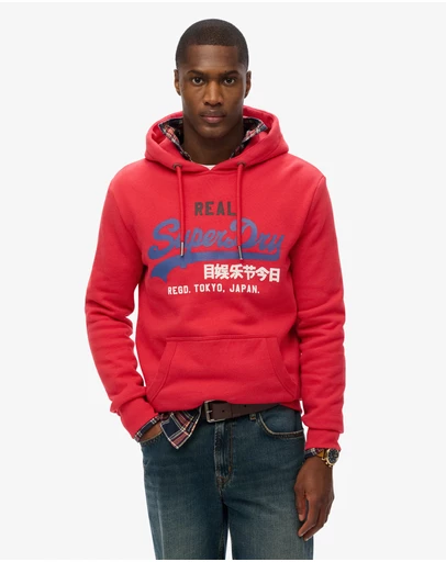 Superdry - Vintage Logo Tri Slim Fit Hoodie
