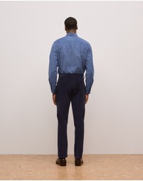 Trenery - Tailored Cord Trouser in Navy