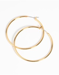 Lovisa - Gold Plated Large Hoop Earrings