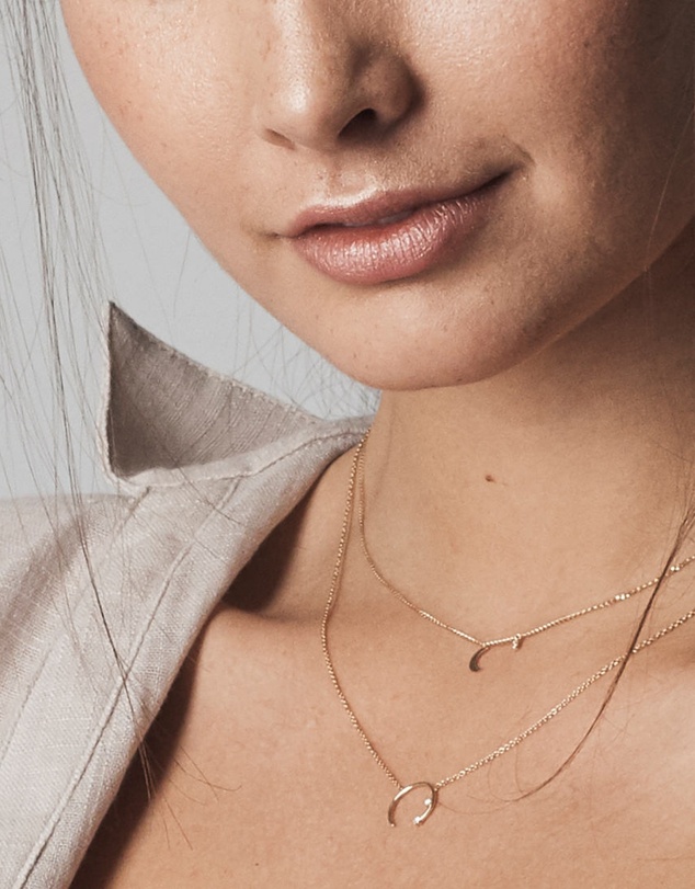 Luna Rae - Solid Gold - Eclipse Diamond Necklace