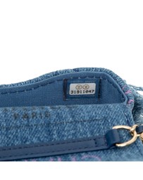 Pre-Loved by Azura Reborn - Pre-Loved Fringe Denim Mood Clutch with Chain