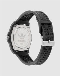 adidas Originals - Project Four 41mm Black Resin Watch
