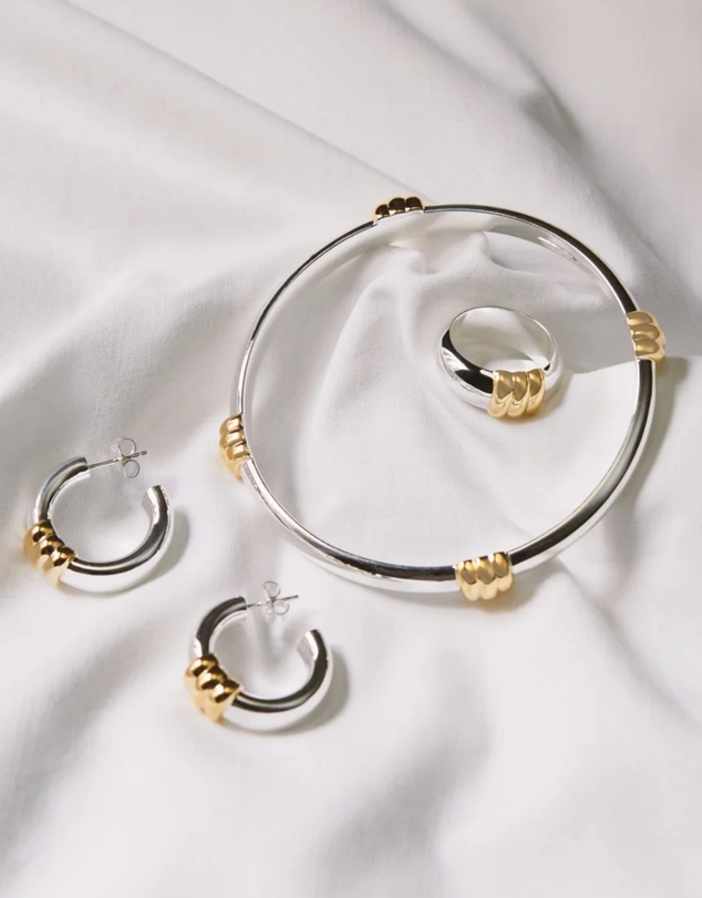 Najo - Pont D’Or Two-Tone Earrings