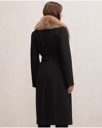 Forever New - Shelby Faux Fur Collar Coat