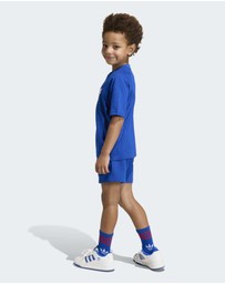 adidas Originals - Trefoil Loose Shorts and Tee Set - Kids-Teens