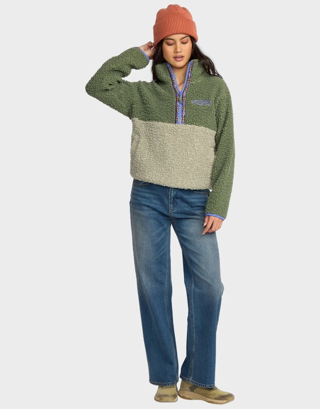 Billabong - Womens Horizon Mock Neck Fleece Top
