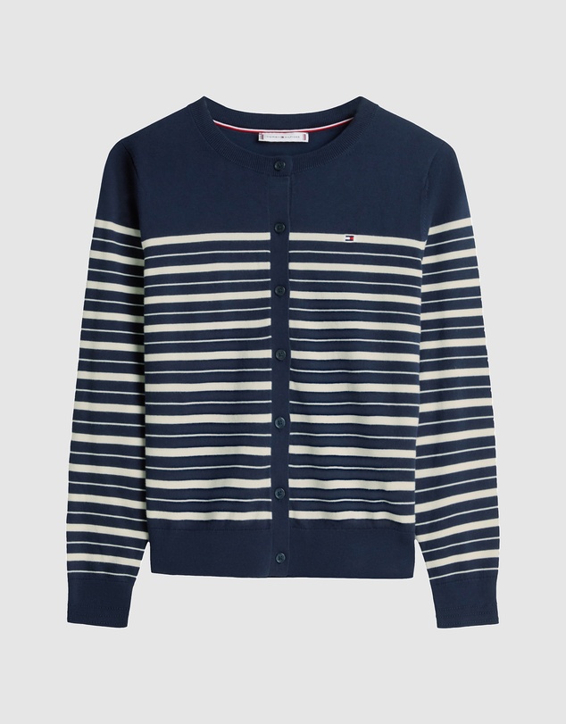 Tommy Hilfiger - Jersey Crew Neck Cardigan