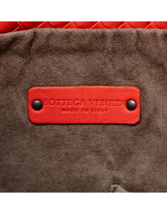 Pre-Loved by Azura Reborn - Pre-Loved Nappa Intrecciato Fold Over Satchel