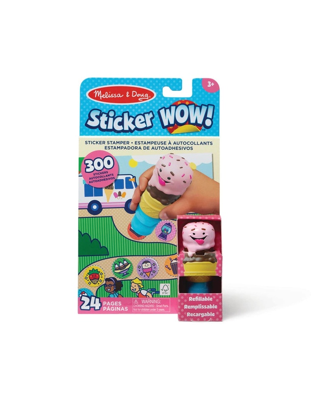 Melissa and Doug - Sticker WOW! Activity Pad Set Ice Cream