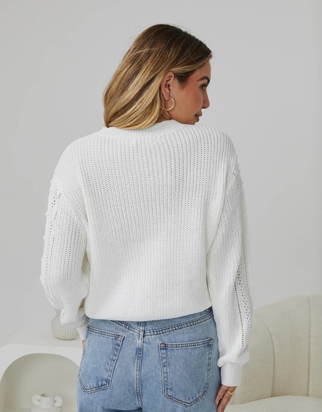 Esther & Co - Rheane Knit - White