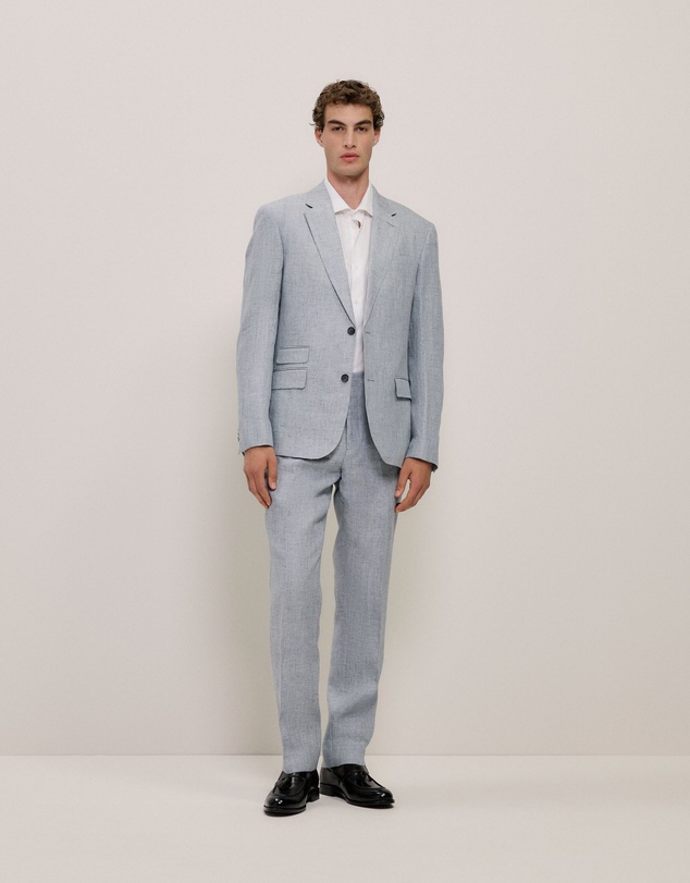 Trenery - Cotton Poplin Tailored Fit Shirt in White