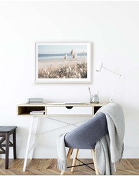 Olive et Oriel - Seaside Grass Art Print