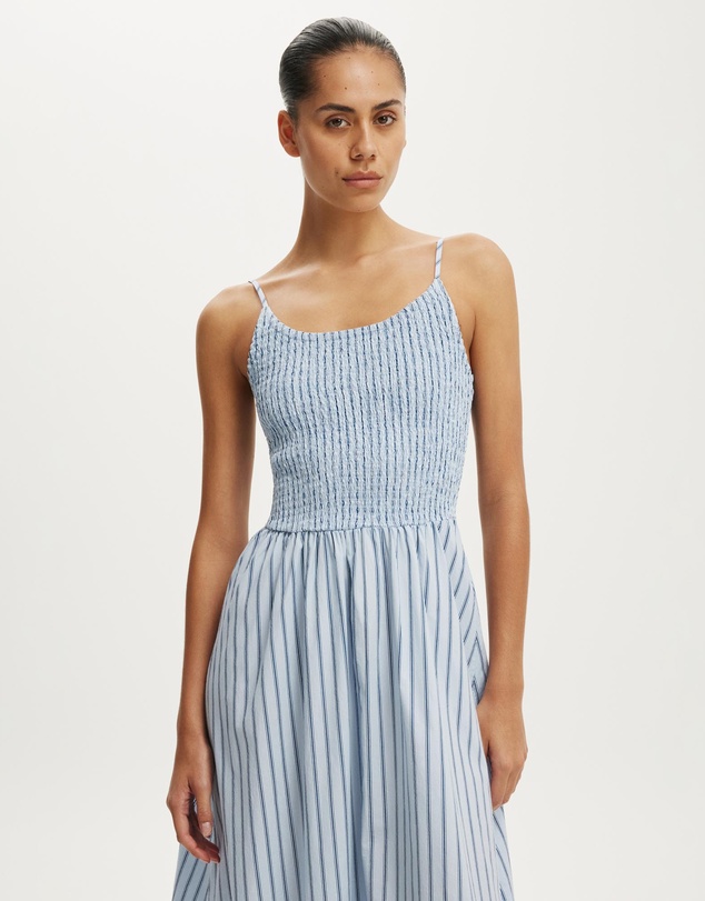 Cotton On - Remy Shirred Bodice Midi Dress