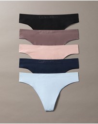 Calvin Klein - 5-Pack Bonded Flex Seamless Thong