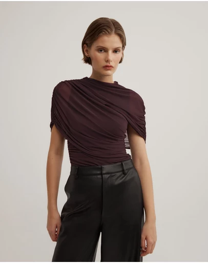 Witchery - Mesh Cape Top