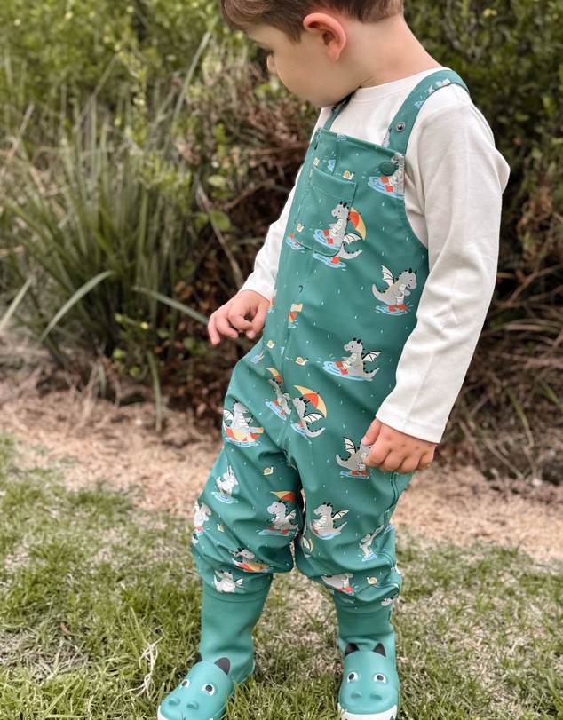 Purebaby - Waterproof Overalls -Kids-Babies