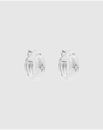 Kirstin Ash - Guiding Star Etched Hoops